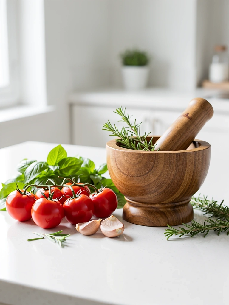 Frische Zutaten für gesunde Ernährung