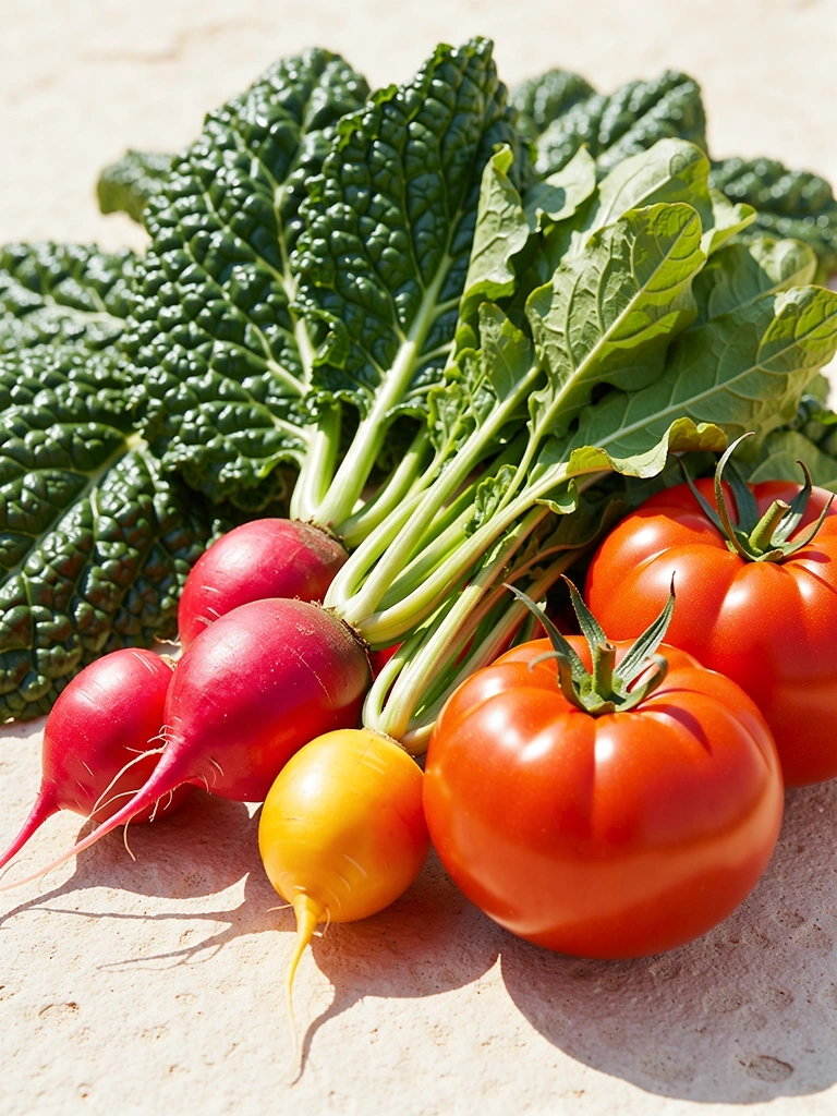 Frische gesunde Zutaten für die Ernährungsberatung